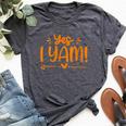 Yes I Yam She's My Sweet Potato Couple Matching Thanksgiving Bella Canvas T-shirt Heather Deep Teal