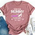 Soon To Be Mommy 2024 First Time Mom Pregnancy Bella Canvas T-shirt Heather Dark Grey