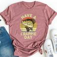 Bass Fish Dad Have Crappie Day Youth Boy Fishing Bella Canvas T-shirt Heather Mauve