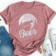 Bear Deer Beer Day Drinking Adult Humor Bella Canvas T-shirt Heather Mauve