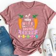 Carrots Bunny Face Will Trade Wife For Easter Candy Eggs Bella Canvas T-shirt Heather Mauve