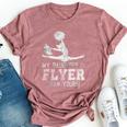 Cheer Mom Cheerleader Dad My Daughter Is Flyer Than Yours Bella Canvas T-shirt Heather Mauve