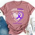 Dementia Mother In Law Purple Mom Alzheimers Awareness Bella Canvas T-shirt Heather Mauve