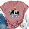 Drinking Presidents Trump 4Th Of July Donald Drunk Bella Canvas T-shirt Heather Mauve