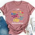 Heart To Care Paraprofessional Teachers Paraeducator Bella Canvas T-shirt Heather Mauve