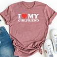 I Heart My Girlfriend Love Gf Couple Matching Boyfriend Men Bella Canvas T-shirt Heather Mauve
