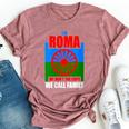 I'm Roma We Call Family Traveller Romani Flag Bella Canvas T-shirt Heather Mauve