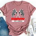 Pit Mom Crew Mommy Racing Race Car Costume Women Bella Canvas T-shirt Heather Mauve