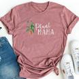 Plant Mama Mom Houseplant Lover Crazy Lady Mom Begonia Bella Canvas T-shirt Heather Mauve
