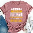 Proud Parent Of A Bully Kutta Dog Owner Mom & Dad Bella Canvas T-shirt Heather Mauve