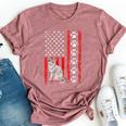 Ragamuffin Cat 4Th Of July Patriotic American Flag Paws Bella Canvas T-shirt Heather Mauve