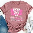 Retro Hop Sock 50S Rock Roll Party Pink Classic Girls Theme Bella Canvas T-shirt Heather Mauve