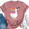 Silly Goose On The Loose Retro Vintage Groovy Bella Canvas T-shirt Heather Mauve