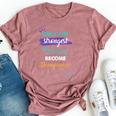 Only The Strongest Become Demographers Bella Canvas T-shirt Heather Mauve Only The Strongest Become Demographers Bella Canvas T-shirt Heather Mauve