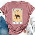 Tarot Card The Dog Rafeiro Do Alentejo Celestial Galaxy Bella Canvas T-shirt Heather Mauve