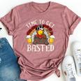 Time To Get Basted Beer Costume Let's Get Adult Turkey Bella Canvas T-shirt Heather Mauve