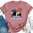 Trump 4Th Of July Drinking Presidents Donald Drunk Bella Canvas T-shirt Heather Mauve
