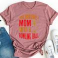 Never Underestimate A Cool Mom With A Bowling Ball Bella Canvas T-shirt Heather Mauve