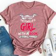 Never Underestimate A Girl With A Book Reading Bella Canvas T-shirt Heather Mauve