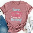 Never Underestimate A Girl Who Plays Hockey Vintage Bella Canvas T-shirt Heather Mauve