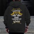Carter Blood Runs Through My Veins Zip Up Hoodie Back Print Carter Blood Runs Through My Veins Zip Up Hoodie Back Print