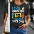 10Th Birthday Boy Level 10 Unlocked Awesome 2013 Video Gamer T-Shirt Gifts for Her