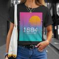 1984 Birthday Legend I Vhs Glitch Vaporwave 80S Retro T-Shirt Gifts for Her