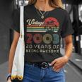20 Year Old Birthday Vintage 2003 20Th Birthday Unisex T-Shirt Gifts for Her