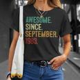 40 Year Old Awesome Since September 1983 40Th Birthday T-Shirt Gifts for Her