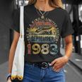 40 Years Old Made In 1983 Vintage September 1983 40Th Bday T-Shirt Gifts for Her