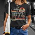 49Th Birthday July 1974 Vintage Cassette Limited Edition Unisex T-Shirt Gifts for Her