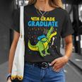 4Th Grade Graduate Dinosaur Trex Fourth Grade Graduation Unisex T-Shirt Gifts for Her