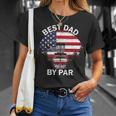 4Th Of July Best Dad By Par Disc Golf Men Fathers Day Unisex T-Shirt Gifts for Her
