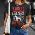 5 Rules For Cane Corso Dog Lover T-Shirt Gifts for Her