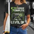 5Th Grade Complete Time To Level Up Happy Last Day Of School Unisex T-Shirt Gifts for Her