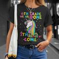 6Th Grade Graduation Magical Unicorn 7Th Grade Here We Come Unisex T-Shirt Gifts for Her