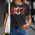 867 Yukon Northwest Territories And Nunavut Area Code Canada T-Shirt Gifts for Her