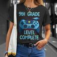 9Th Grade Level Complete Last Day Of School Funny Graduation Unisex T-Shirt Gifts for Her