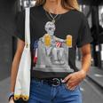 Abe Lincoln4Th Of July Drinkin Memorial T-Shirt Gifts for Her