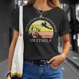 Adventure Is Worthwhile In Itself Earhart Day T-Shirt Gifts for Her