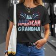 All American Grandma 4Th Of July Usa Unisex T-Shirt Gifts for Her