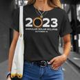 Annular Solar Eclipse 2023 October 14 Astronomy Lover T-Shirt Gifts for Her
