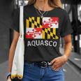Aquasco Maryland Md City State Usa Cute Souvenir T-Shirt Gifts for Her