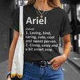 Ariel Definition Personalized Name Birthday Idea T-Shirt Gifts for Her