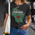 Arkdale Wisconsin Wi Usa City State Souvenir T-Shirt Gifts for Her