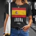 Arona Spain Es Flag City Top Bandera Ropa T-Shirt Gifts for Her
