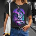 Astronaut Dj Djing In Space Edm Cool Graphic Vaporwave T-Shirt Gifts for Her