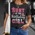 Aunt Of The Birthday Girl Western Cowgirl Themed 2Nd Bday Unisex T-Shirt Gifts for Her