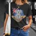Australia Flag Koala Boomerang T-Shirt Gifts for Her