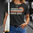 Awesome Since 2003 20Th Birthday 20 Years Old Vintage Unisex T-Shirt Gifts for Her